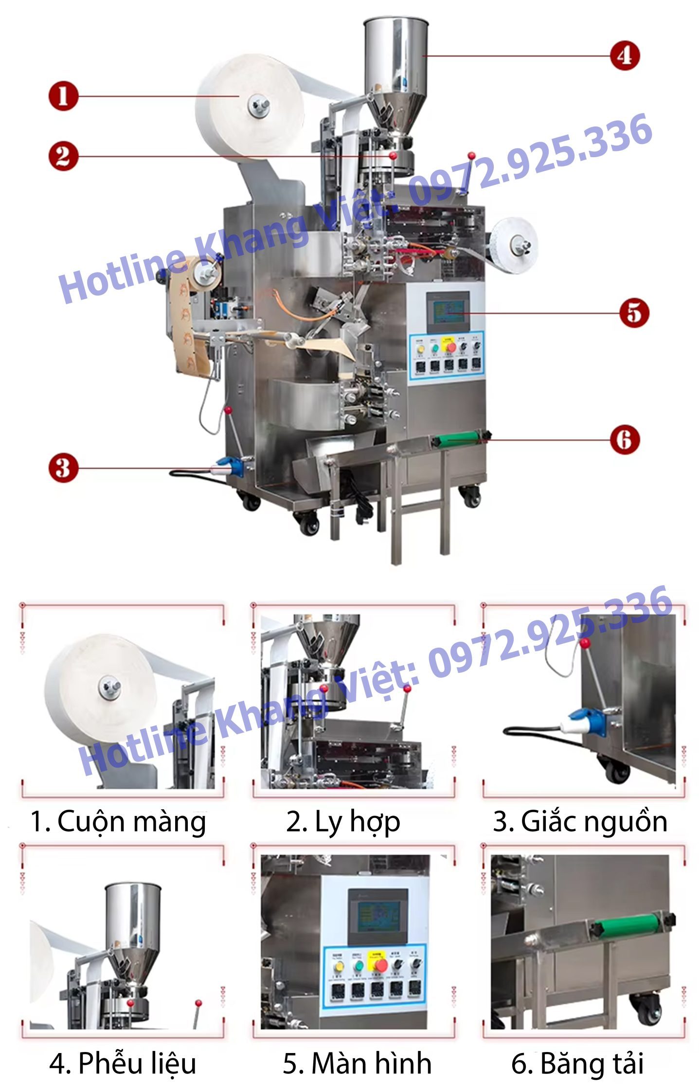 Máy đóng gói trà túi lọc 3F14