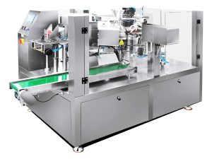 Máy đóng gói túi rời 8 trạm xoay