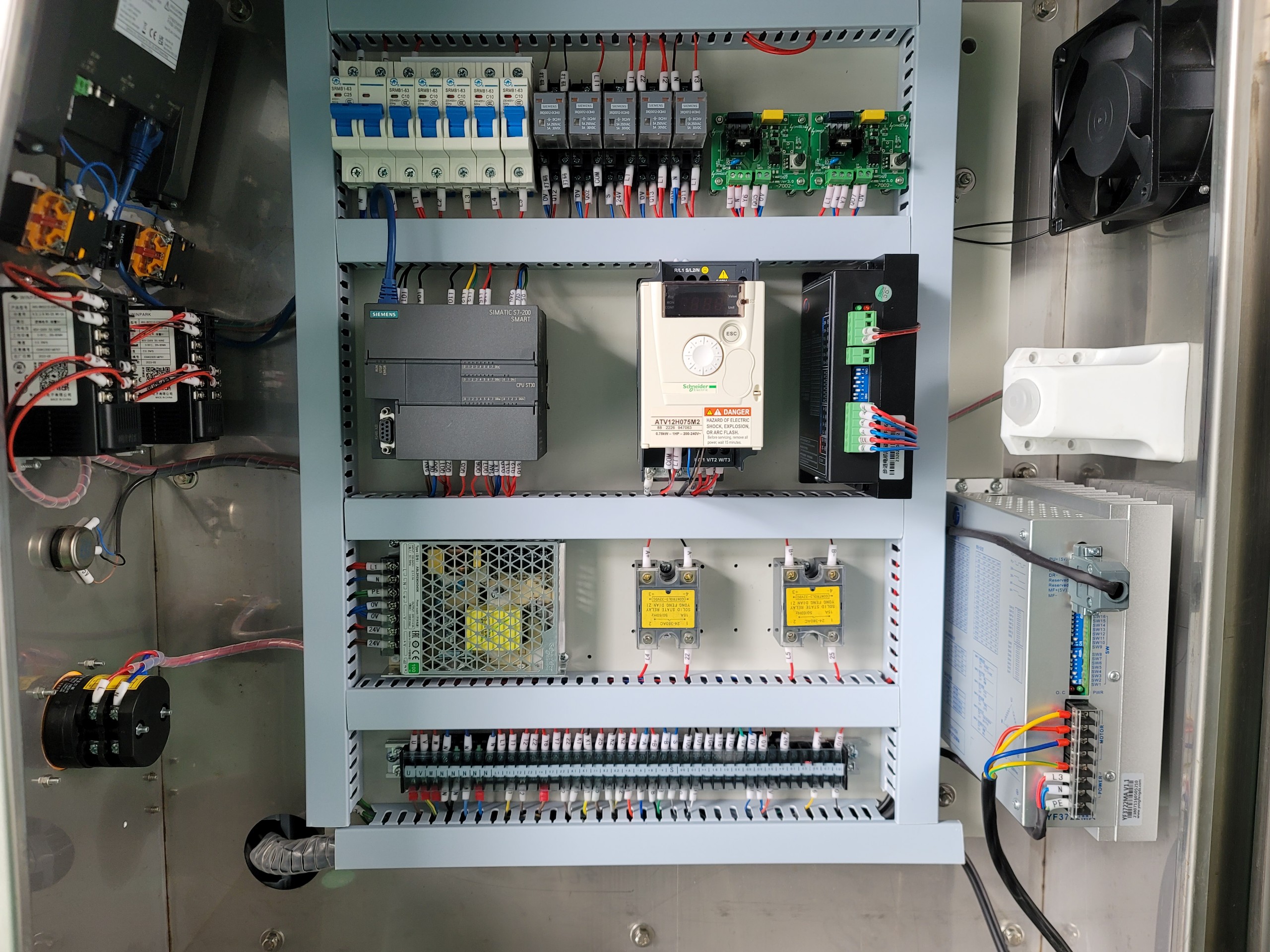 Tủ điện điều khiển máy đóng gói 1F12
