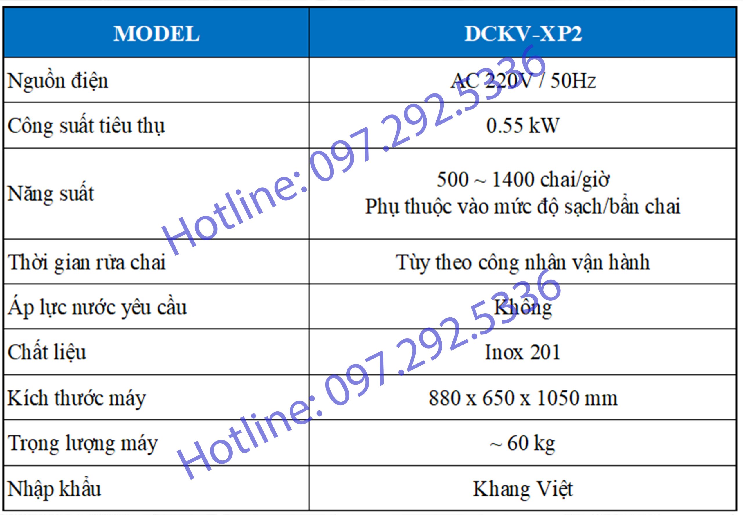 Máy rửa chai 2 chổi