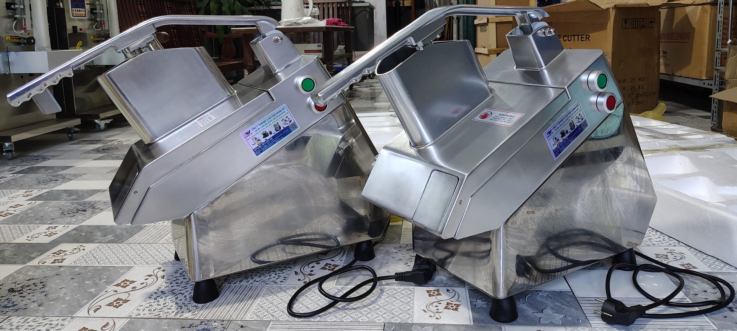 Máy thái rau củ quả VC60