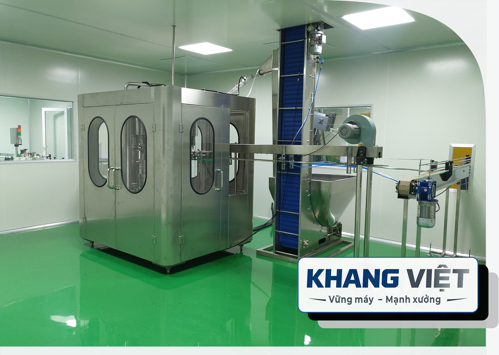 Dây chuyền chiết rót nước muối