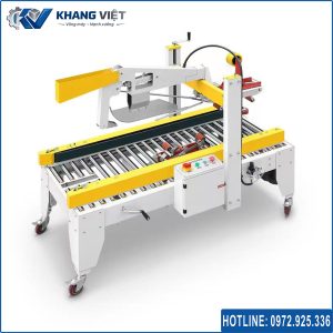 Máy dán băng dính thùng carton tự động gấp mép